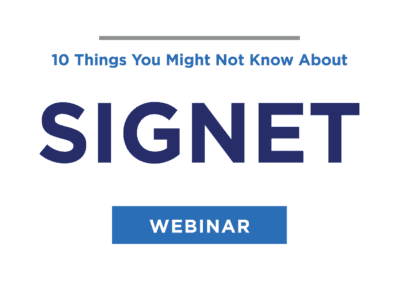 10 Things You Might Know About SIGNET